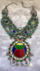 Jashn-E-Bahara Vintage Maharani Afghan Necklace