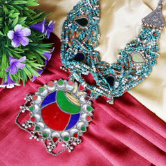 Jashn-E-Bahara Vintage Maharani Afghan Necklace