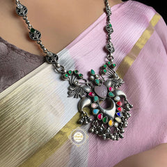 Muhurat Maharani Navratna Necklace