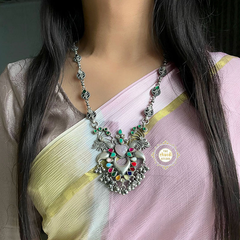 Muhurat Maharani Navratna Necklace