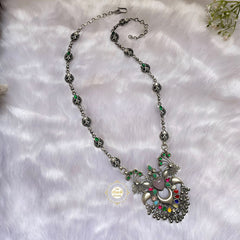 Muhurat Maharani Navratna Necklace