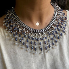 Sterling Silver Incredible Iolite Necklace