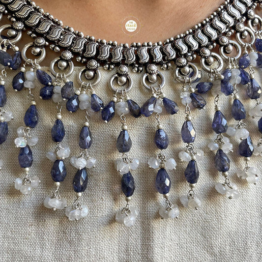 Sterling Silver Incredible Iolite Necklace