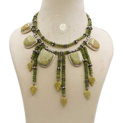 Sterling Silver Peridot Paradise Necklace