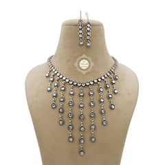 Versatile Kundan Waterfall Necklace Set