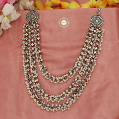 Ruhaniyat Triple Layered Pearl Necklace