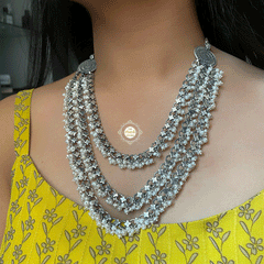 Ruhaniyat Triple Layered Pearl Necklace