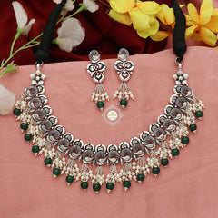 Utsav Exquisite Drop Necklace With Earring