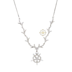 Sparkling Treasure Snowflake Necklace Set