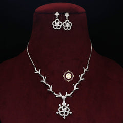 Sparkling Treasure Snowflake Necklace Set