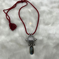 Jharokha Taweez Ghungroo Necklace