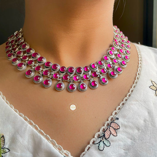 Versatile Kundan Ruby Necklace