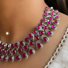 Versatile Kundan Ruby Necklace