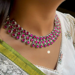 Versatile Kundan Ruby Necklace