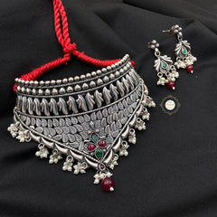 Jashn Pearl Thread Necklace Set