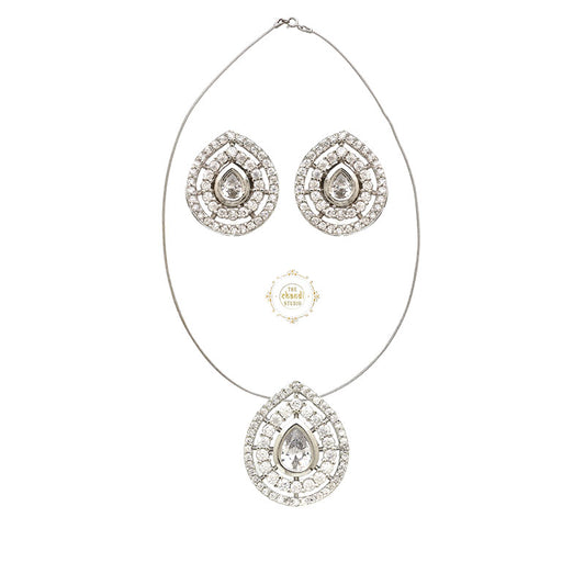 Sparkling Treasure Pear Hasli Earring Set