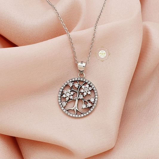 Sparkling Treasure Tree Of Life Necklace