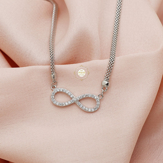 Sparkling Treasure Inifinity Necklace