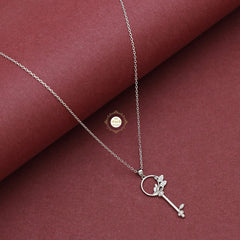 Sparkling Treasure Key Necklace