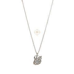 Sparkling Treasure Swan Necklace