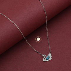 Sparkling Treasure Swan Necklace