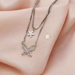 Sparkling Treasure Butterfly Necklace