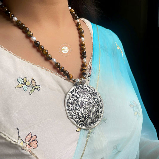 Utsav Radhey Krishna Necklace