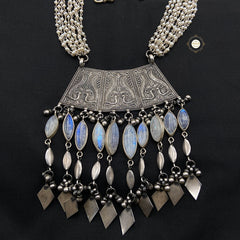 Utsav Peacock Ghungroo Necklace