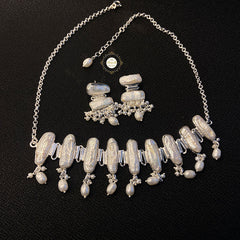 Mother Of Pearls Necklace Set