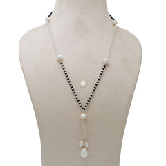 Sterling Silver Pearl Drop Manglsutra