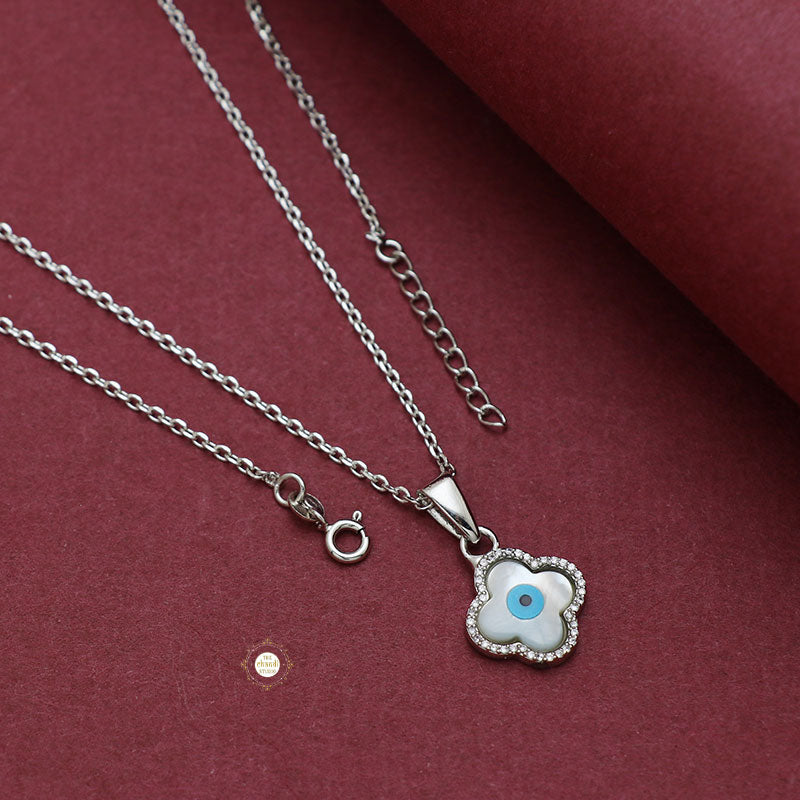 Sterling Silver Evil Eye Necklace