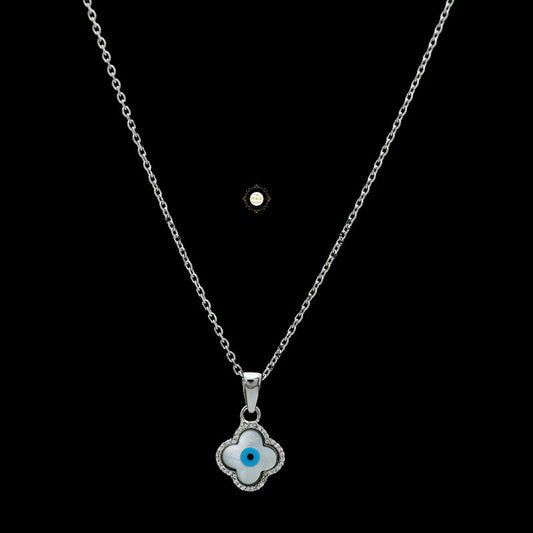 Sterling Silver Evil Eye Necklace