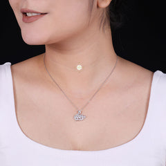 Sparkling Swan Necklace