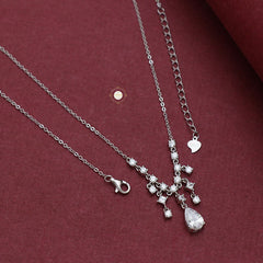 Sparkling Silver Celestial Necklace