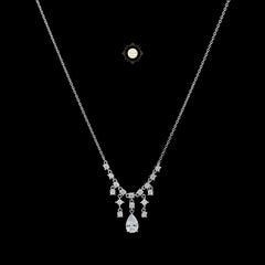 Sparkling Silver Celestial Necklace