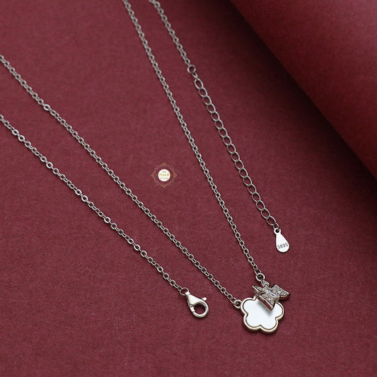 Sparkling Silver Radiance Necklace