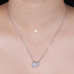 Sparkling Silver Radiance Necklace