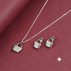 Sparkling Glamour Bag Necklace Set