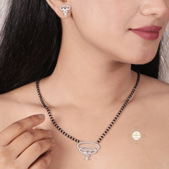 Sparkling Treasure Timeless Mangalsutra with earring