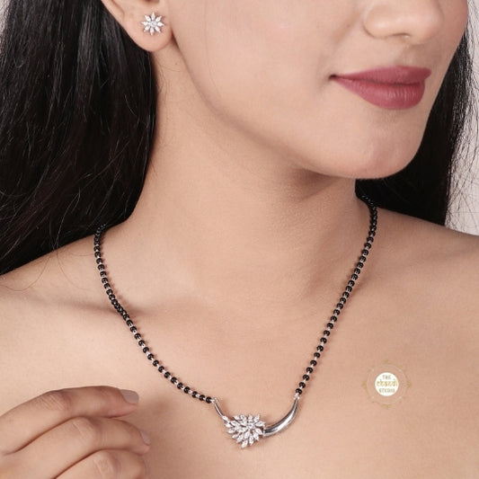 Sparkling Treasure Timeless Mangalsutra with Earring