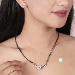 Sparkling Treasure Timeless Mangalsutra with Earring