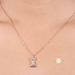 Sparkling Silver Bunny Bliss Necklace