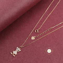 Sparkling Silver Bunny Bliss Necklace