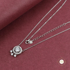 Sparkling Silver Treasure Necklace