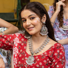 Utsav Paisley Meenakari Necklace 