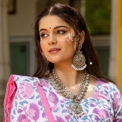 Utsav Paisley Meenakari Necklace 