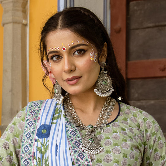 Utsav Paisley Meenakari Necklace 