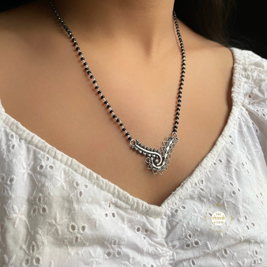 Timeless Silver Mangalsutra