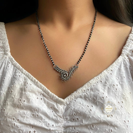 Timeless Silver Mangalsutra