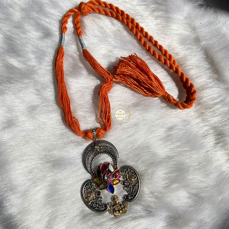 Blooming Laxmi Thread Necklace